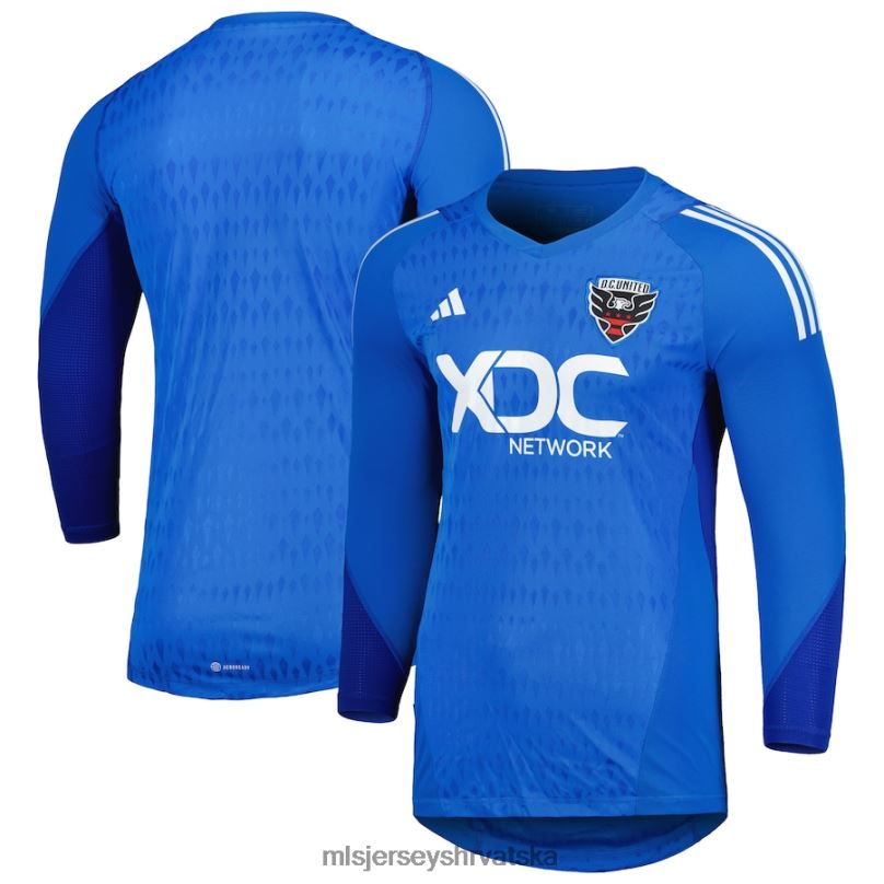 dres B2N0P259 MLS Jerseys muškarci d.c. ujedinjeni adidas plavi 2023 replika golmanskog dresa dugih rukava