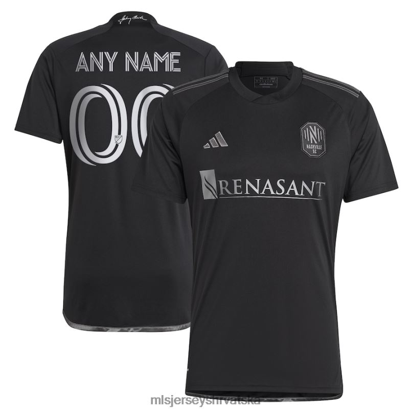 dres B2N0P217 MLS Jerseys muškarci nashville sc adidas crni 2023 čovjek u crnoj opremi replika prilagođenog dresa