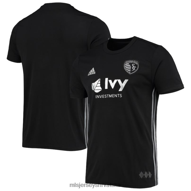 dres B2N0P886 MLS Jerseys muškarci sportski kansas city adidas crni gostujući dres replika 2018