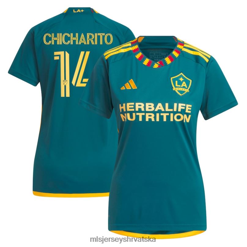 dres B2N0P592 MLS Jerseys žene la galaxy chicharito adidas zeleni 2023 la kit replika dresa igrača